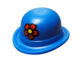 LEGO® los onderdeel Hoofddeksels in kleur Blauw 95674pb01